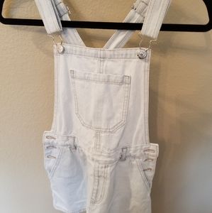 DENIM SKIRT OVERALLS